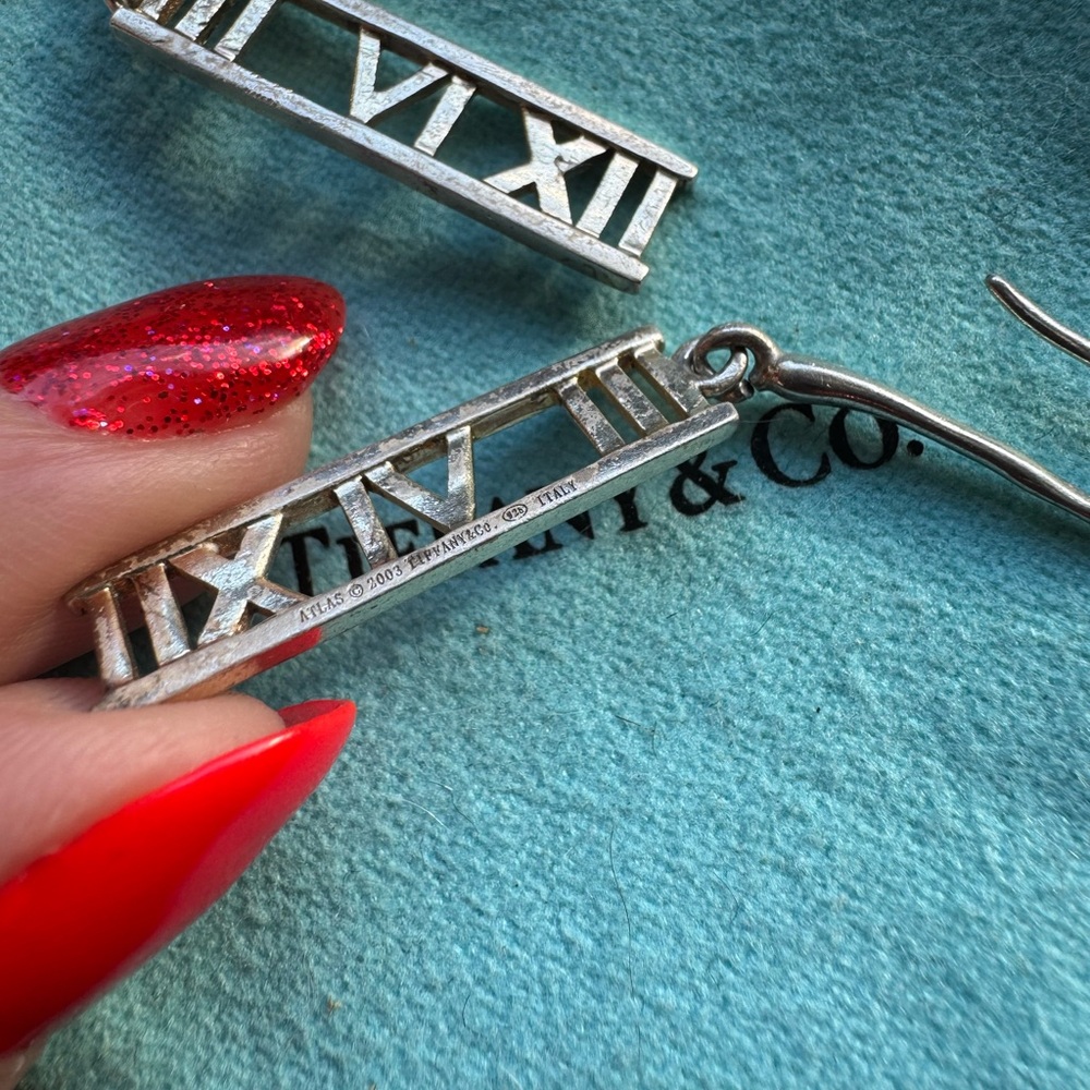 Tiffany & Co. Atlas Dangle Earrings - Picture 2 of 2